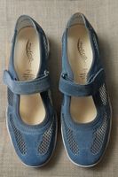 Medicus Sommer-Damen-Halbschuhe/Grösse 40/Echtleder/Blau