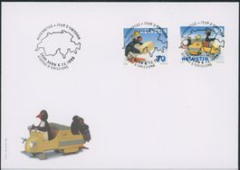 1999 - Pingu - Abart - Ersttagsbrief FDC ET -  Voll Stempel