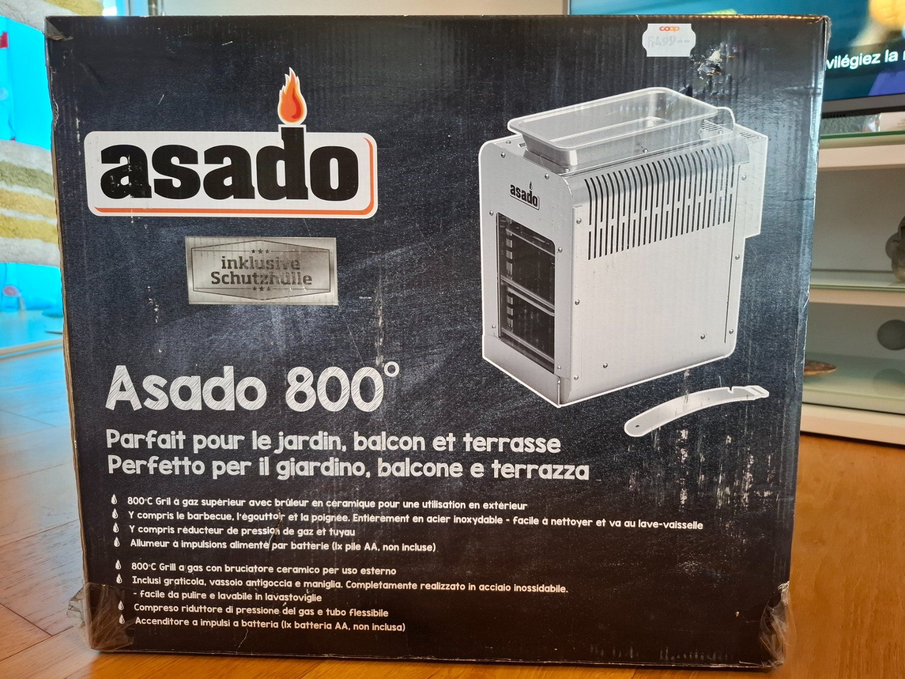 Griglie: Gril haute température ASADO 800 neuf – Nuovo e nell'imballaggio originale da Yvonand venduto da Ladew