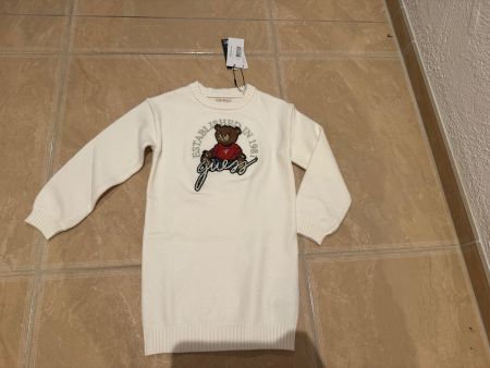 Guess neues wunderschönes Strickkleid, 5-6j 116