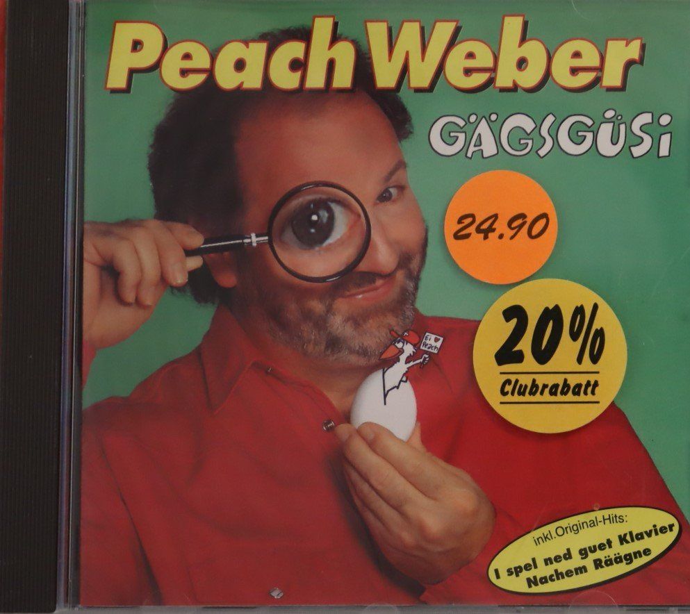 CD: Peach Weber – Gägsgüsi – Usato da Luzern venduto da CONTENTI