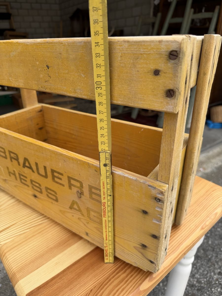 Casse di trasporto: Holz-Kiste Brauerei Hess AG,  – Usato da Plasselb venduto da SeislerBrocki 2