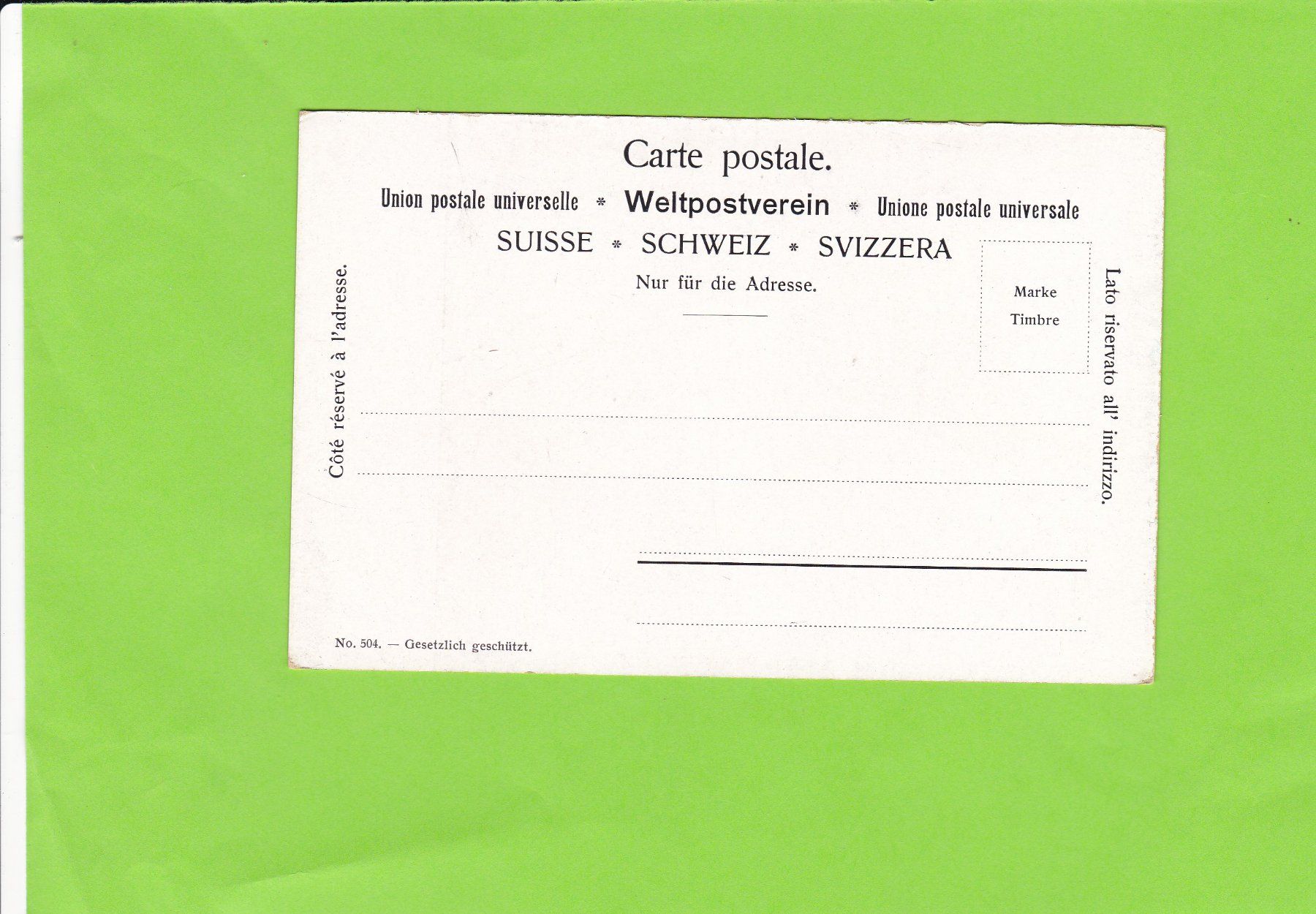 Cartoline postali: Ziegen im Gebirge – Usato da St. Peterzell venduto da neckertal 1