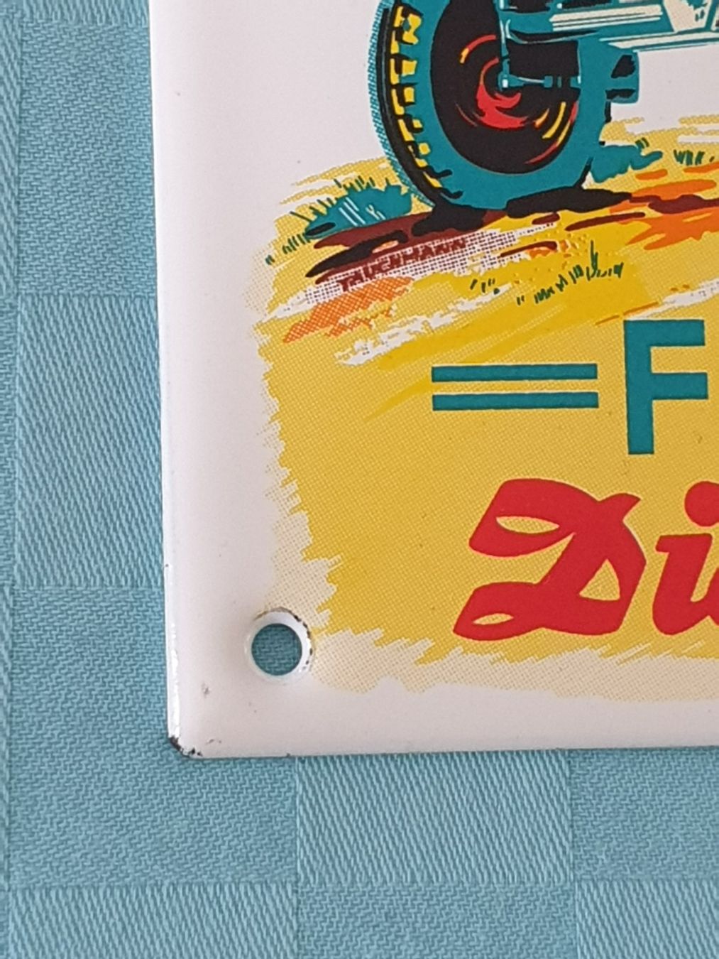 Schilder: Email Schild FENT Dieselross Traktor – Gebraucht aus Mörschwil von spirspi 2
