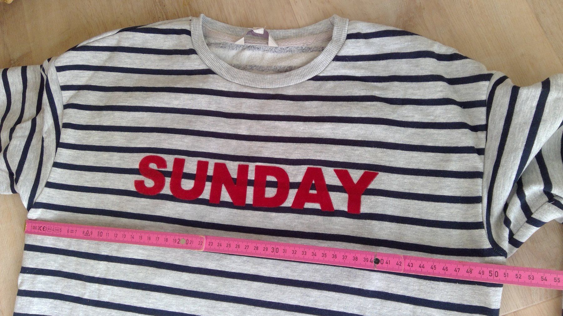 C&A Pullover & Sweatshirts: Pullover gris & marine rayé SUNDAY, taille M – Neu (gemäss Beschreibung) aus Agiez von chouchanelle 7