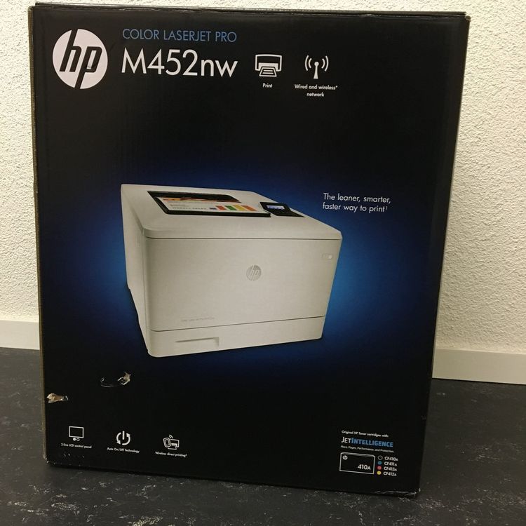 Hp Color Laserjet Pro M452nw A4 Color Wireless Printwie Neu Kaufen Auf Ricardo 3289