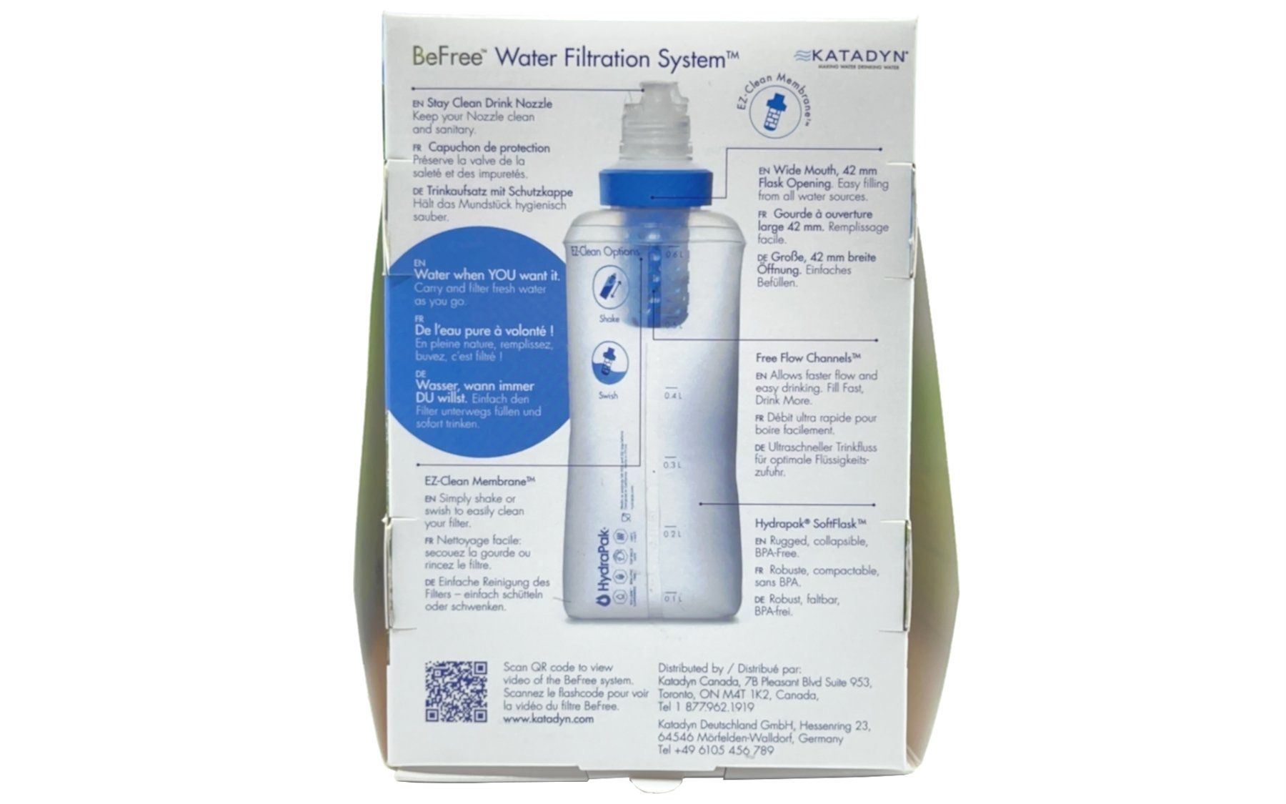 Katadyn Sanitari: Katadyn BeFree 0.6 Liter Wasserfilter – Nuovo (secondo la descrizione) da Stettfurt venduto da WaffenZubehoer 1
