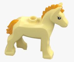 LEGO Minifigur Tiere Pferd Art. 6551706 (cool yellow)