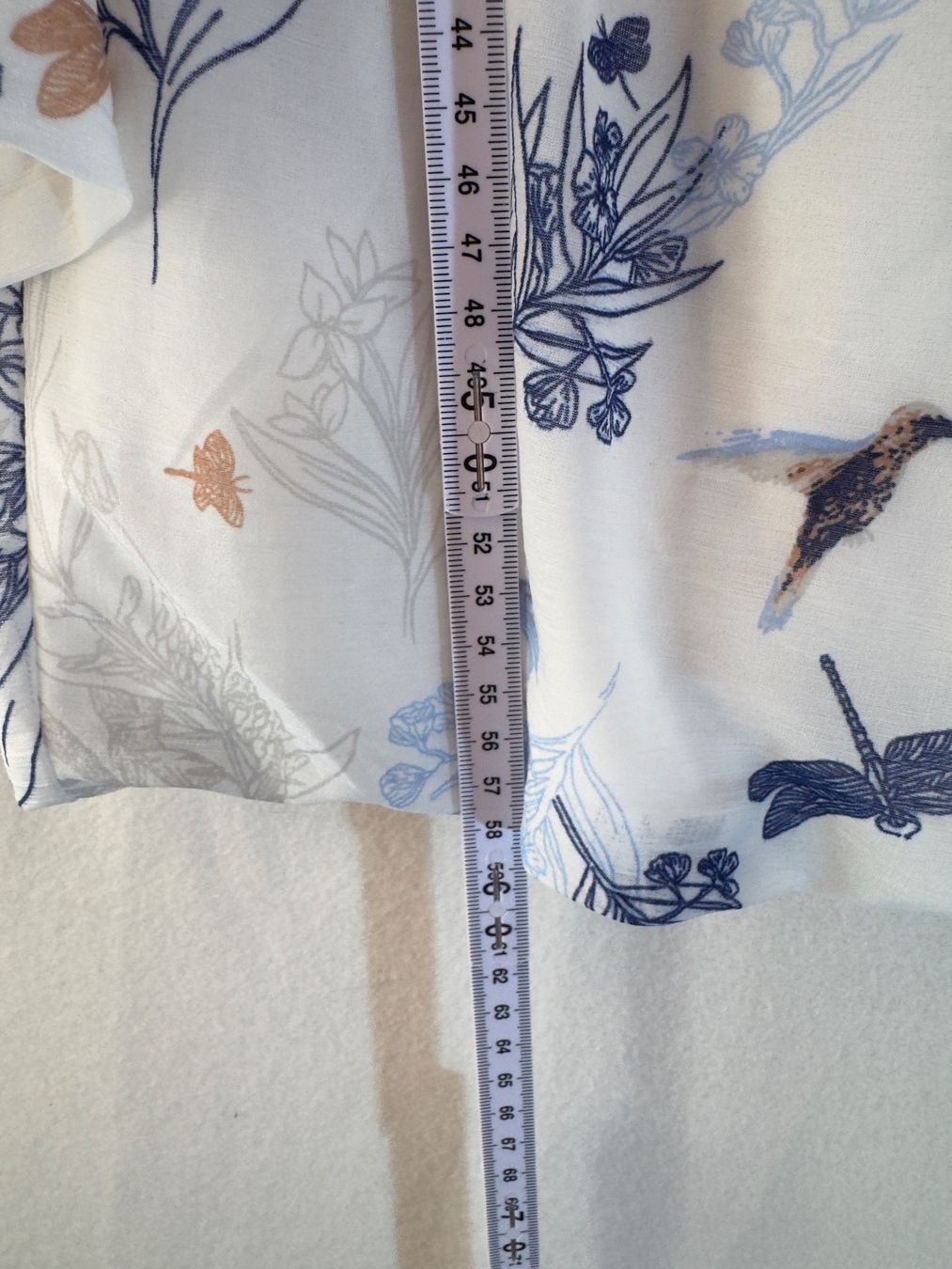 Camicette: Schöne blau gemusterte Bluse Gr. S – Usato da Grosswangen venduto da second_hand_dress 1