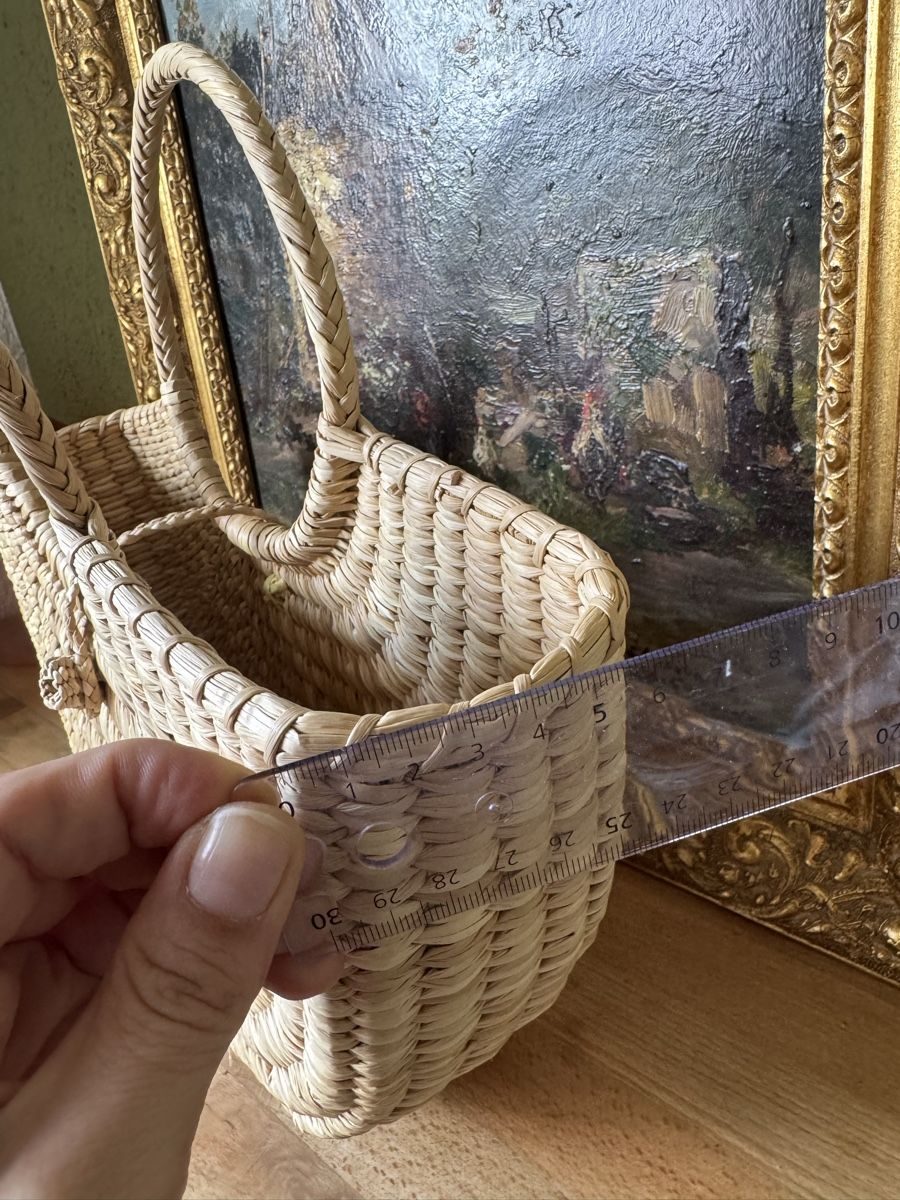 Borse da donna: Peruvian Junco Handbag - Natural Woven Summer Bag Chic! – Nuovo (secondo la descrizione) da Zürich venduto da olalinda 4