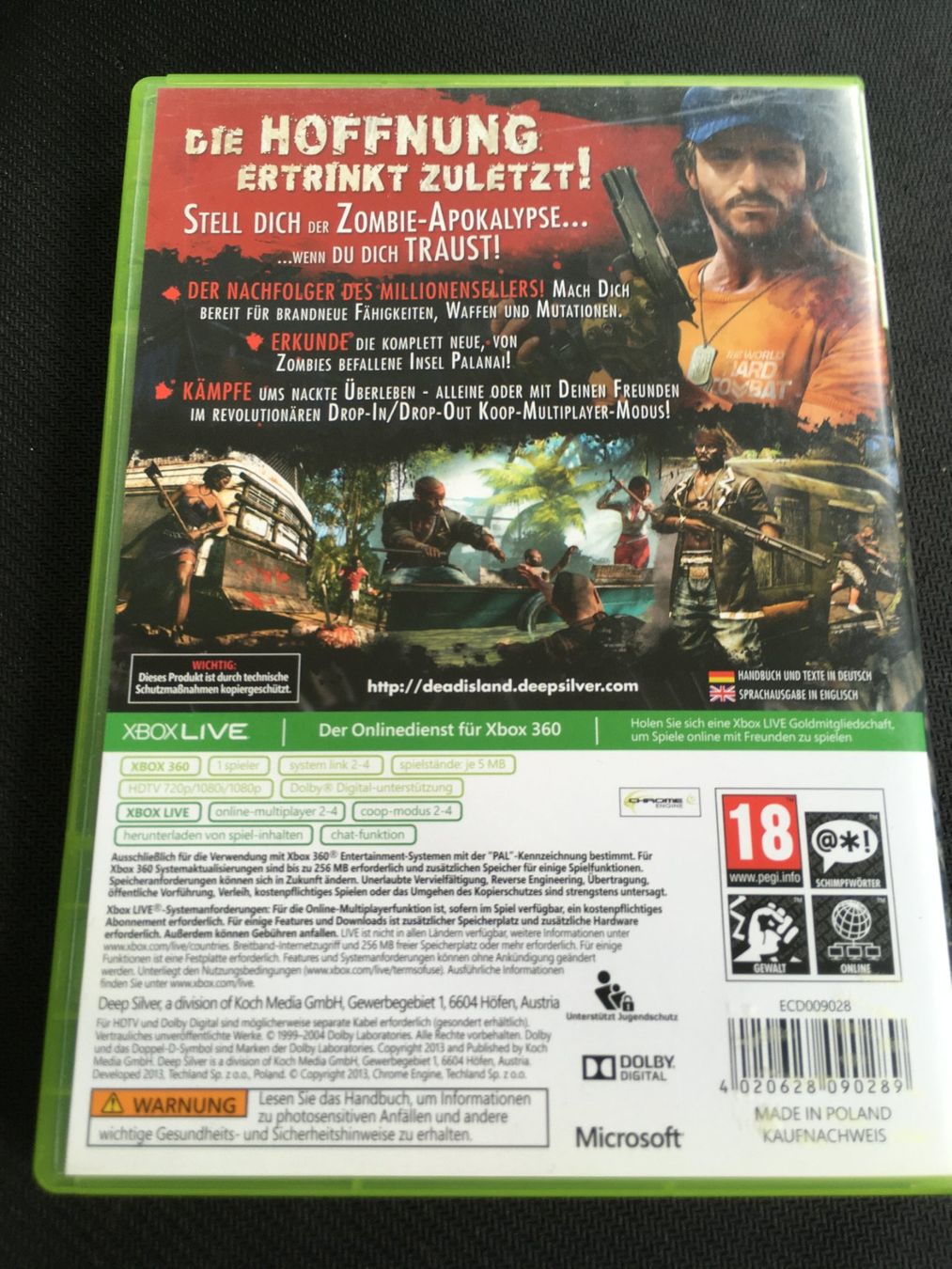 Microsoft Giochi: Dead Island Riptide - Xbox 360 Game – Usato da St.Gallen venduto da Punktchen01 1