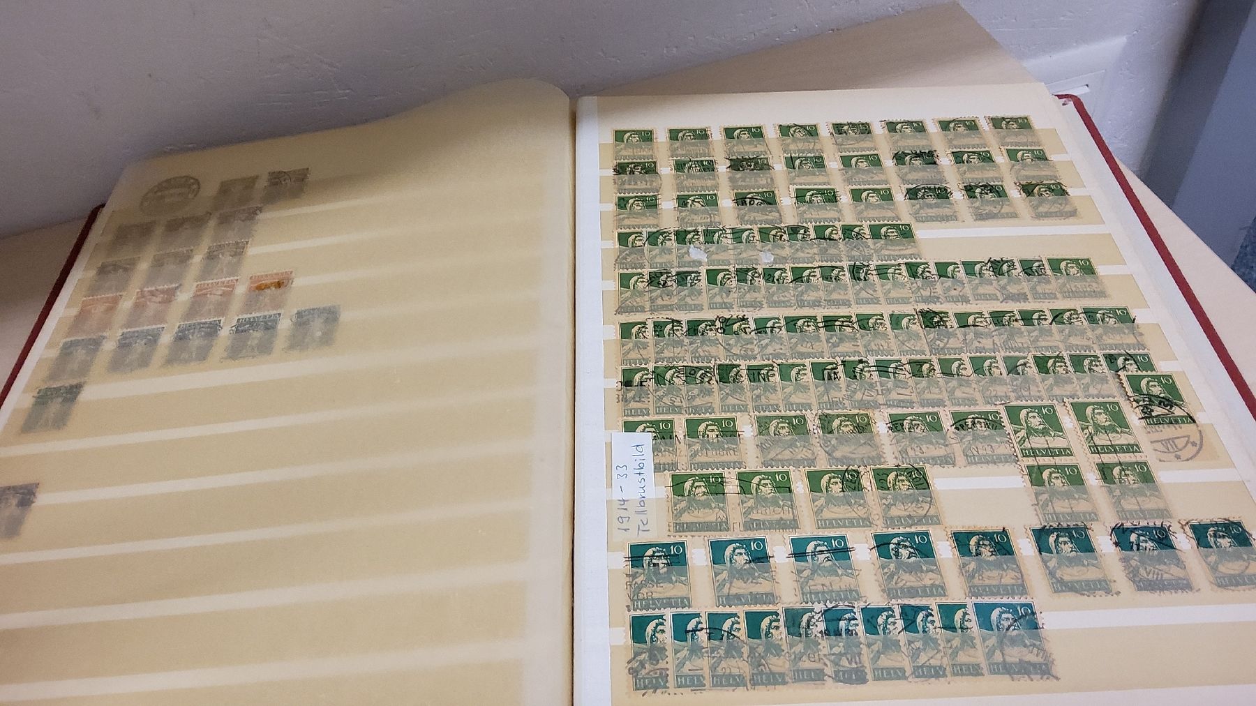 Tutti i francobolli: Alte Briefmarken Sammlung - Guter Zustand - Schweizer Werte  – Usato da Herisau venduto da Nluanalucas 7