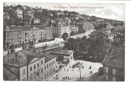 St. Gallen - Stadt - alter Bahnhof - Rosenbergstrasse - 1903
