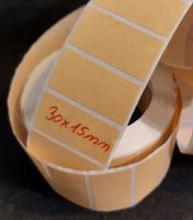 Sticker Kleberli 3.0x1.5cm 140 Stück Packpapierfarbig