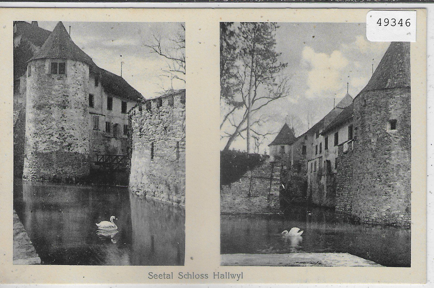 Cartoline postali: Seetal Schloss Hallwyl - Multiview – Usato da Ettingen venduto da Kartenplanet