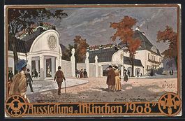 Carl Moos: München, Ausstellung 1908, H