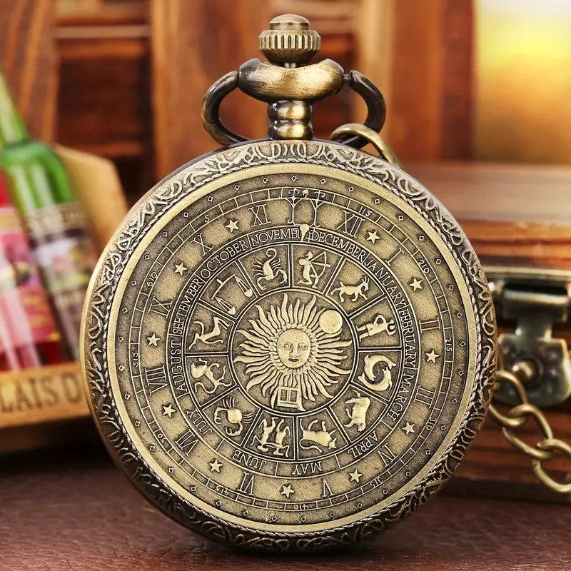 Uhren: Sternzeichen Taschenuhr Neu – Neu (gemäss Beschreibung) aus basel von Vulcanus 2
