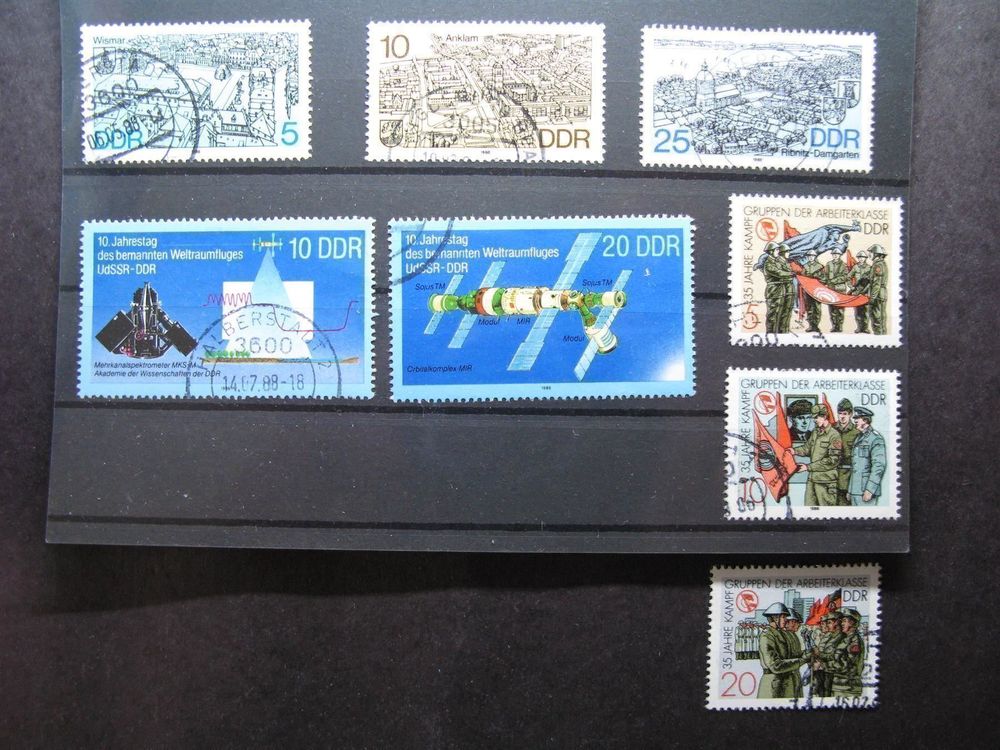 DDR 1988 Briefmarken II gest. (Gebraucht) in Wil SG für CHF 1 – mit ...