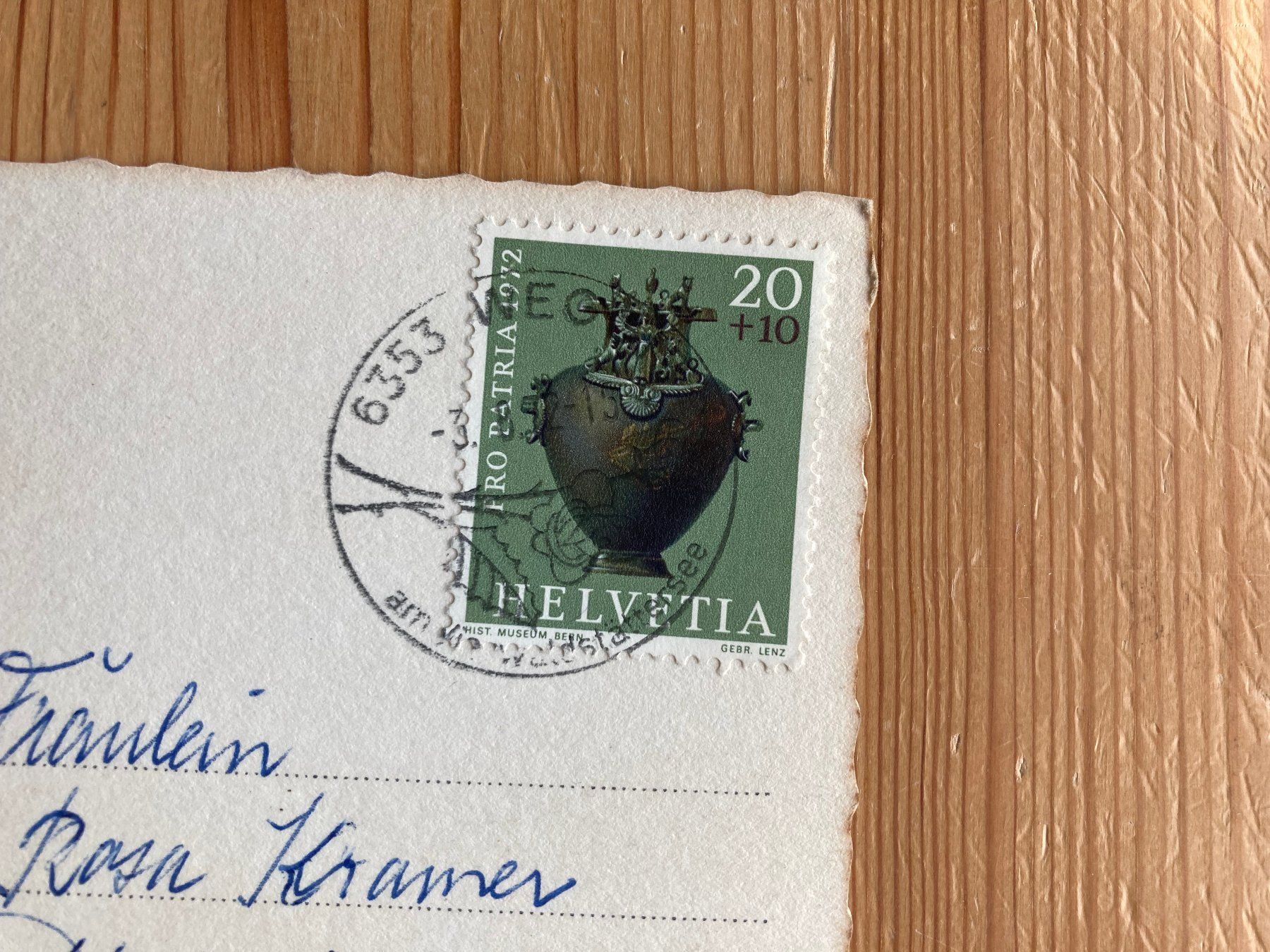Cartoline postali: Weggis - Aarg. Blaukreuzheim - AK 1972 – Usato da Oberuzwil venduto da Henri09 1