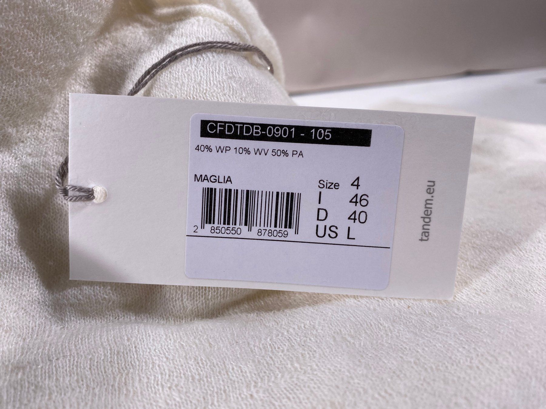 Maglioni & Felpe: 🔴  Pullover TANDEM Gr.4 / 40 U-Boot-Ausschnit /964Z – Nuovo e nell'imballaggio originale da Zürich venduto da LUIS-B 5