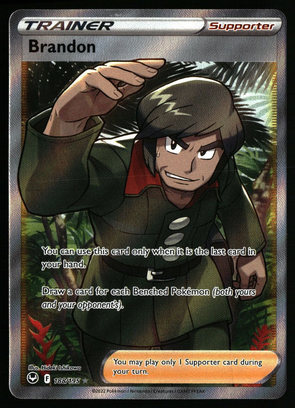 Pokémon Carte collezionabili: Brandon #188 Pokemon Silver Tempest – Usato da Feuerthalen venduto da Plazatoys
