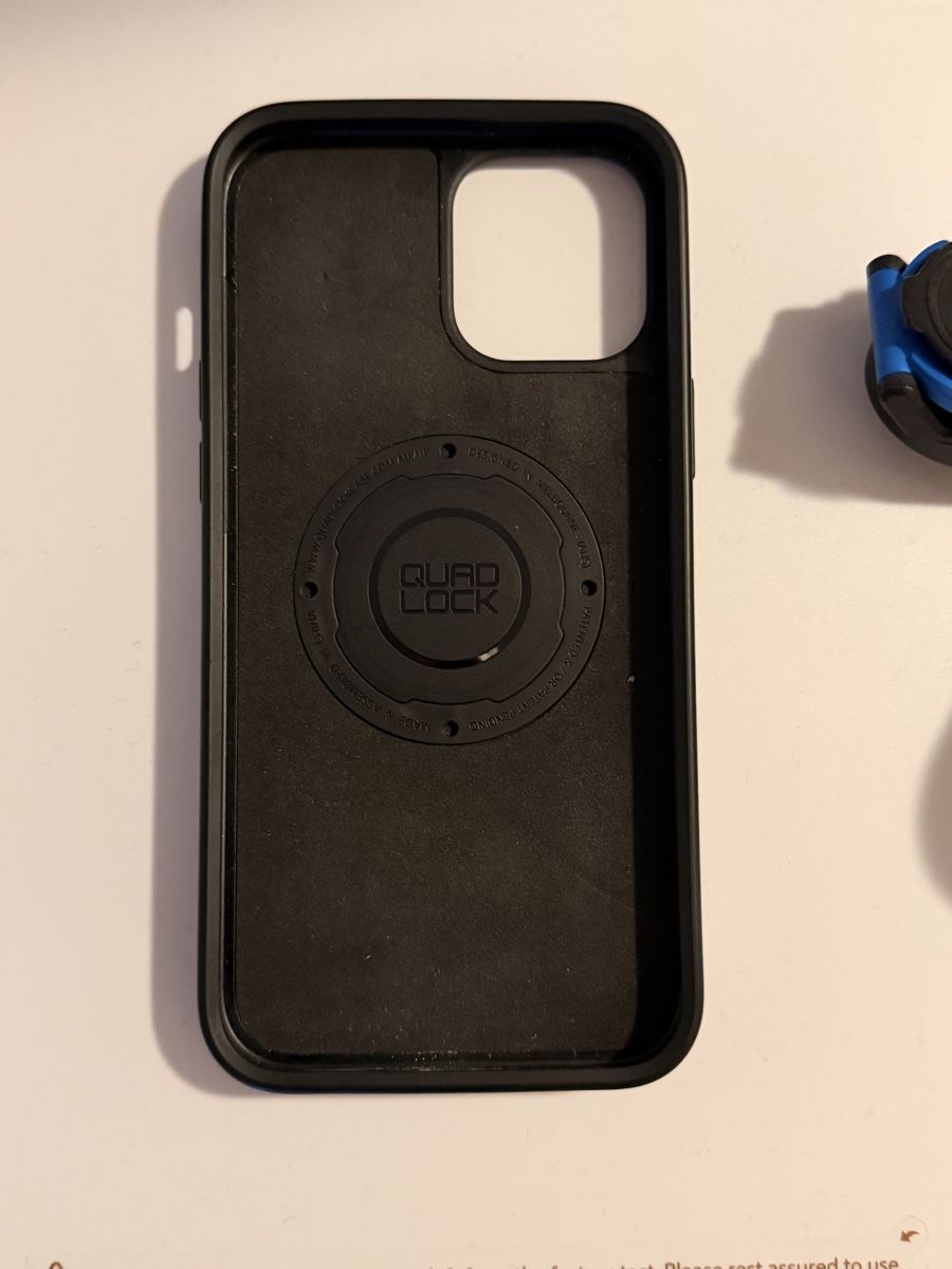 Quad Lock Staffe: Quad Lock Velo Set Halterung iPhone 16 Pro Max – Usato da Zürich venduto da Gadgets2020 3