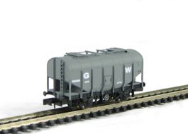 Dapol 2 Stk. Bulk Grain Hopper, Spur N, neuwertig