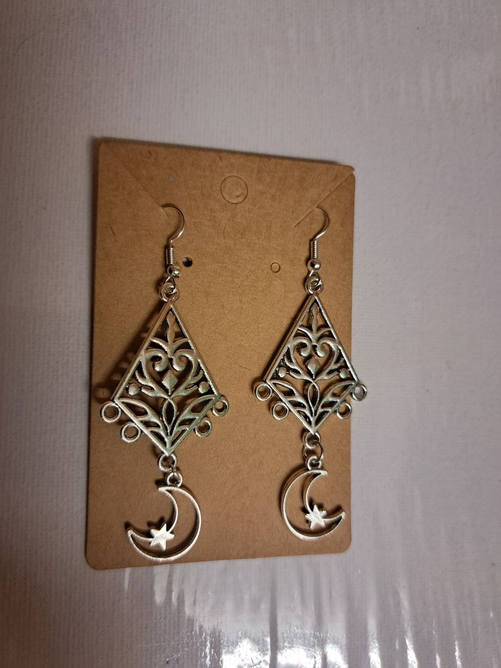 Orecchini pendenti & Orecchini a lobo: Ohrringe Modeschmuck Mond Boho Style silberfarben NEU – Nuovo (secondo la descrizione) da Weggis venduto da Leeclipse 2