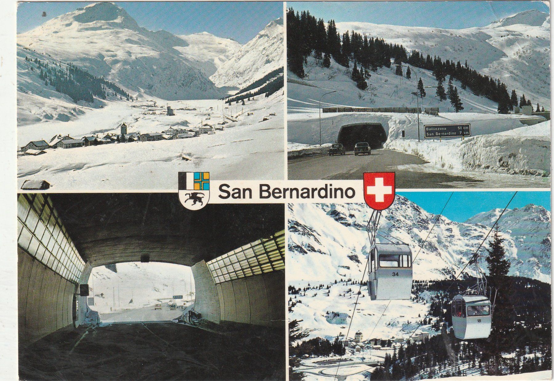 Ansichtskarten: San Bernardino  MBK – Gebraucht aus Lumbrein von made02