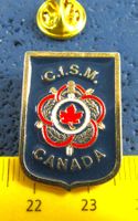 CISM MILITÄR-SPORT CANADA PIN GOLDIG GEPRÄGT