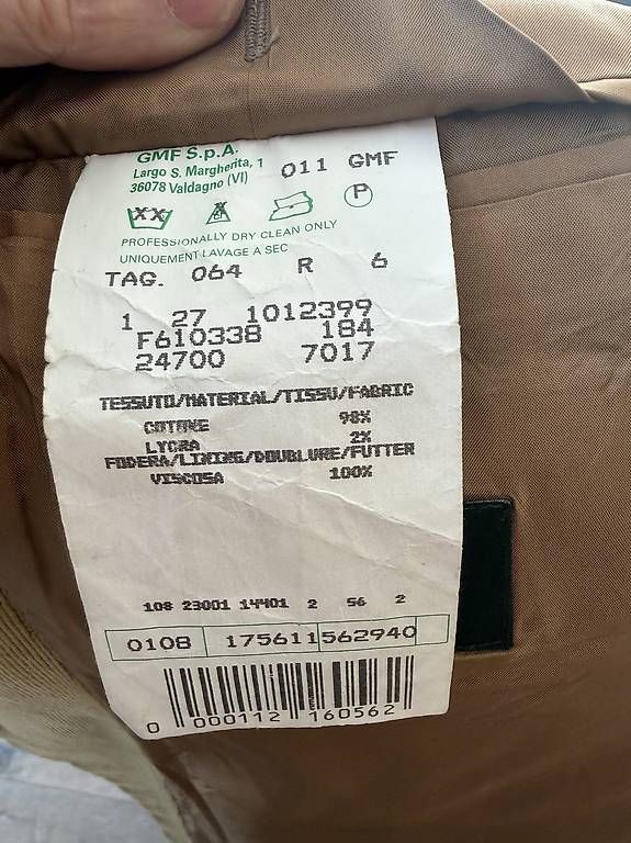 Giacche: Veste velours XL – Usato da Attalens venduto da lpf_pxg6 3