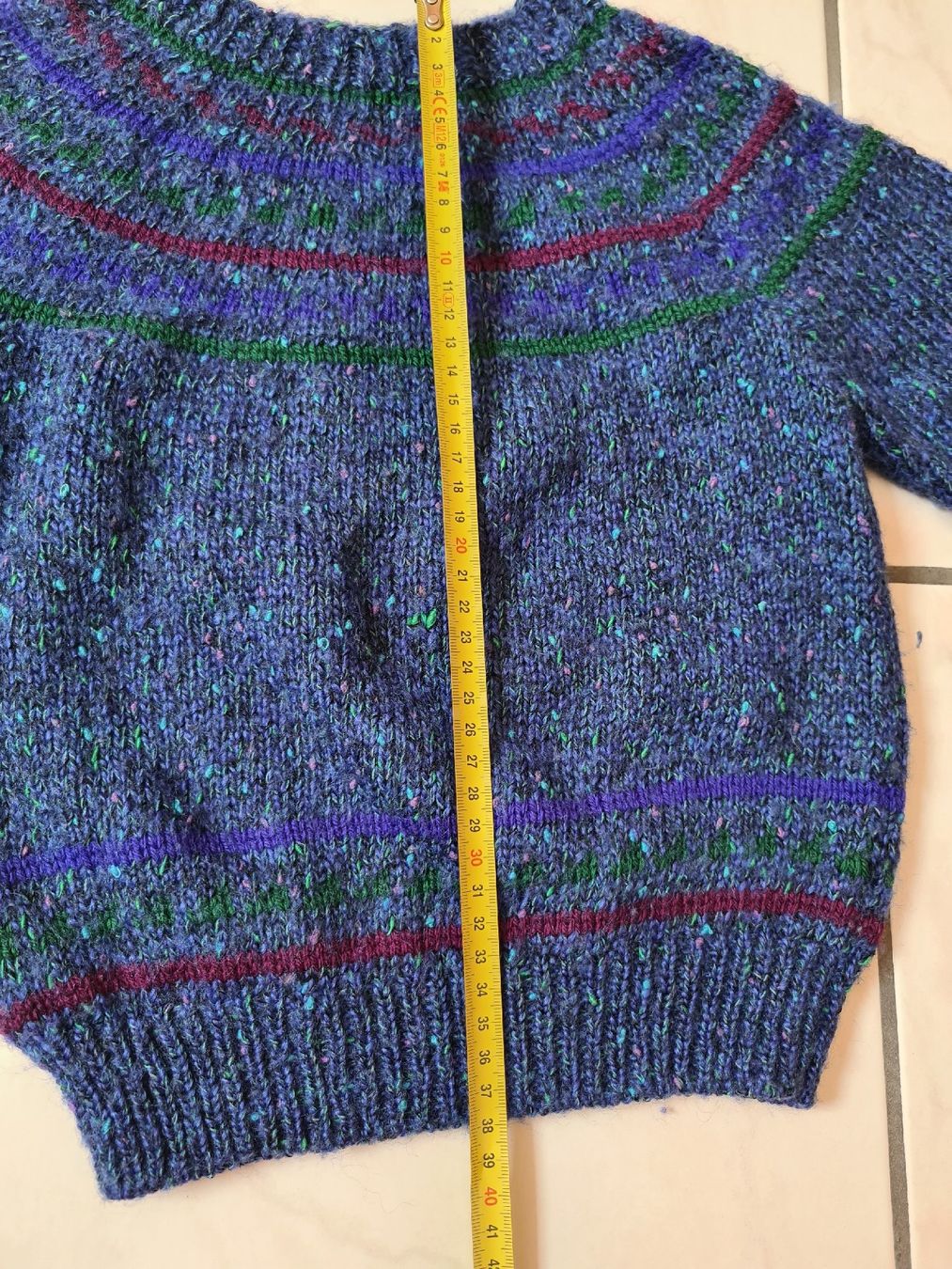 Maglioni & Felpe: Handgestrickter Pullover aus Baumwolle (3-4J) – Usato da Ebikon venduto da Songbird85 4