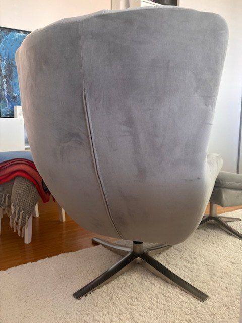 Sessel: Relaxsessel in hellgrau mit Hocker - WIE NEU!! – Gebraucht aus Zürich von CoCos_Closet 1