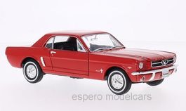 Ford Mustang Coupé 1964-1966 rot       1:24 von Welly