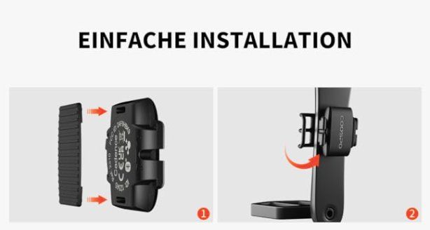 Pezzi di ricambio: Trittfrequenzsensor Bluetooth 5.0 ANT+ – Nuovo e nell'imballaggio originale da Geneve venduto da Titi2008 7