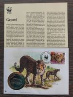WWF Münzbrief Gepard / Burkino Faso !!!!!!