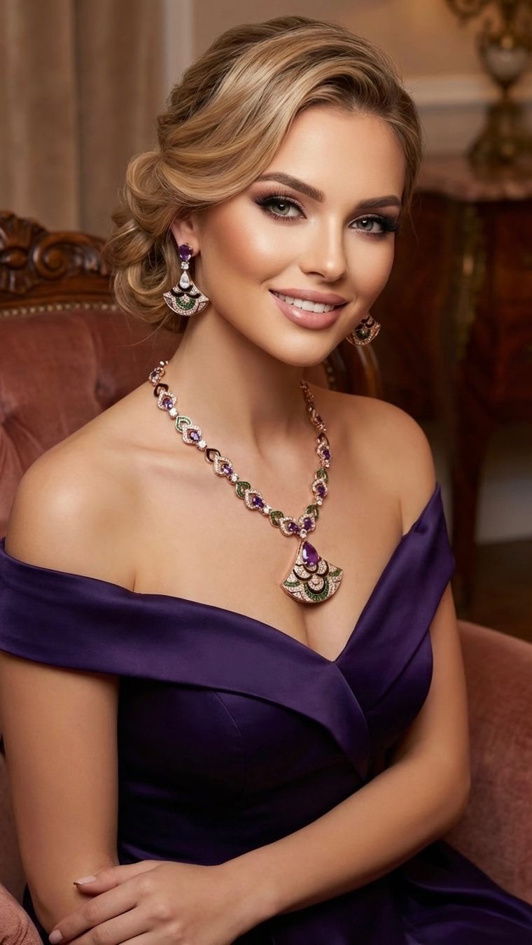 Sonstiger Schmuck: Parure Améthyste Royale – Neu und originalverpackt aus St-Maurice von Sandrinette123 1