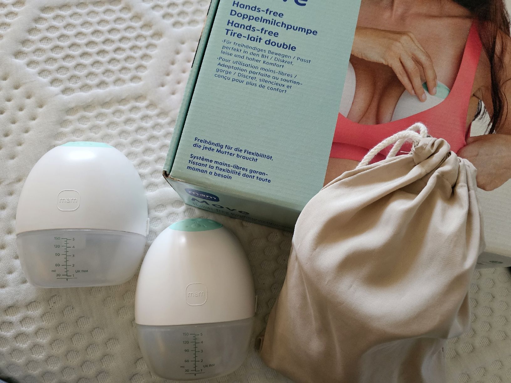 Mam Accessori per l’allattamento: Mam Doppelmilchpumpe – Usato da Allschwil venduto da 92Steffi13 1