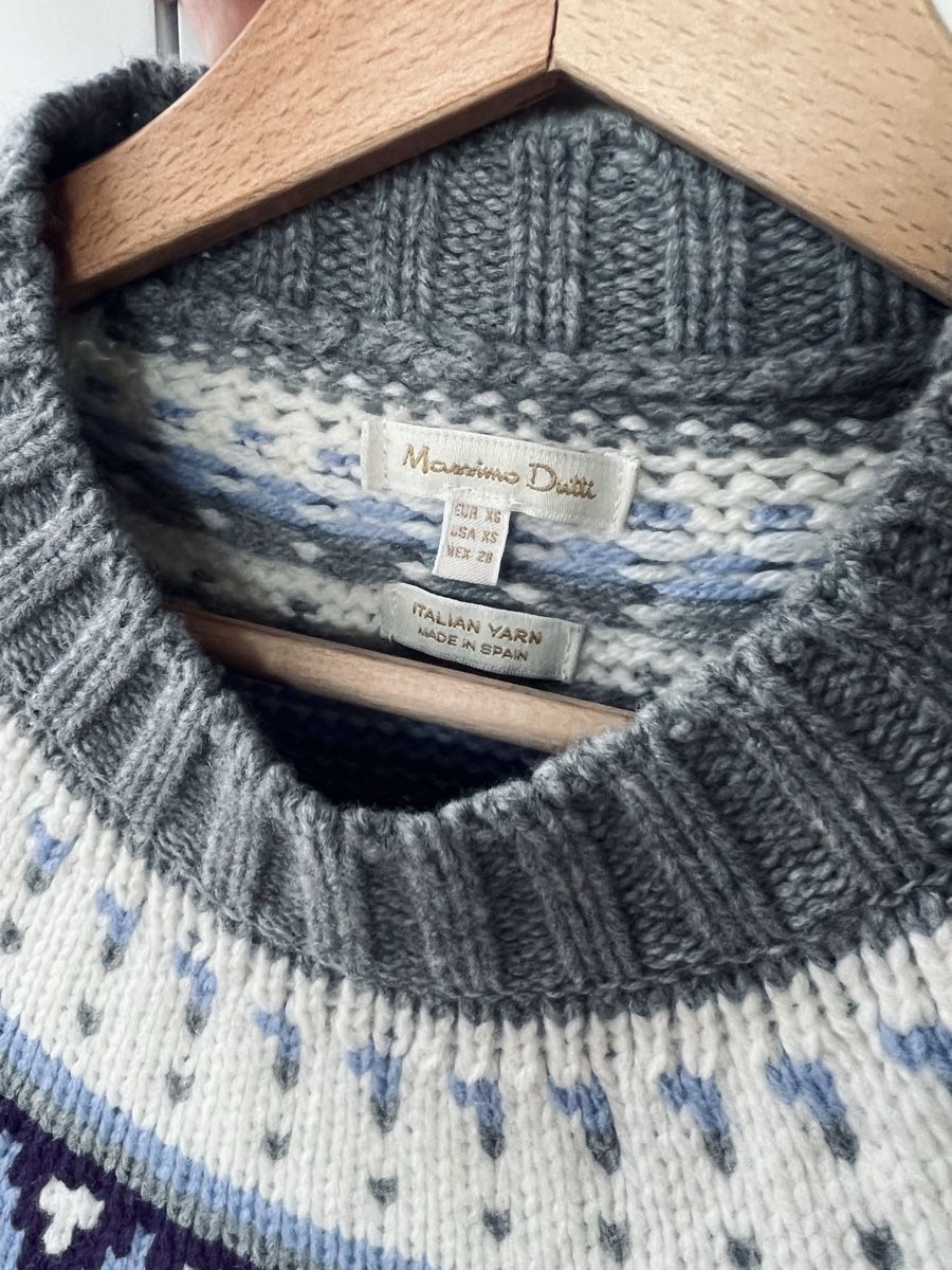 Massimo Dutti Maglioni & Felpe: Massimo Dutti XS Strickpullover, grau, Wolle Pullover – Nuovo (secondo la descrizione) da Burgdorf venduto da rulan 2