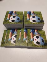 Notizblöckli klein mit Fussballmotiv, 25 Stk., 10x10cm