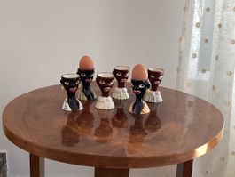 6 Eierbecher Vintage