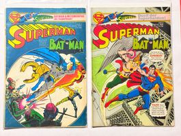 Superman & Batman, Nr. 2+3, Jahrgang 1980, rar!