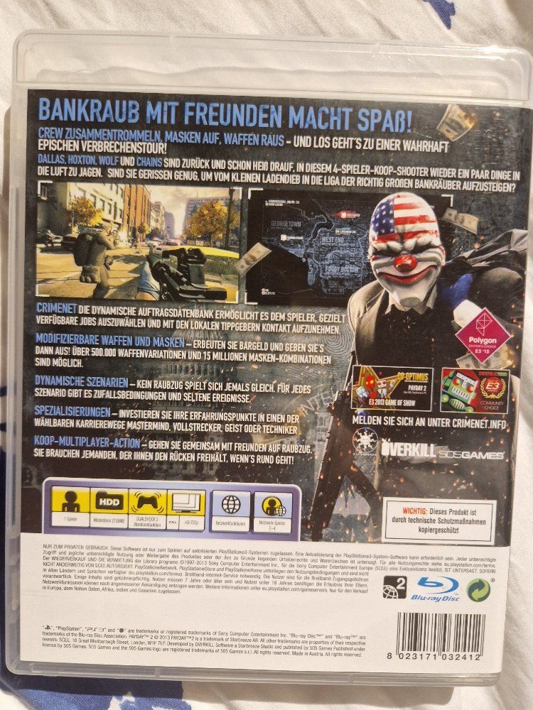 Giochi: Payday 2 - Vergriffen! – Usato da Brittnau venduto da Zibu 1