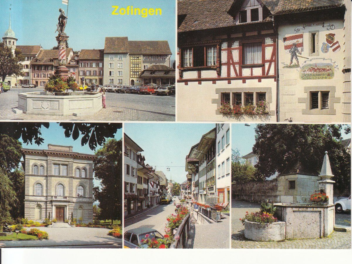 Cartoline postali: Zofingen ca. 1970 – Usato da Bürglen TG venduto da StampGraf