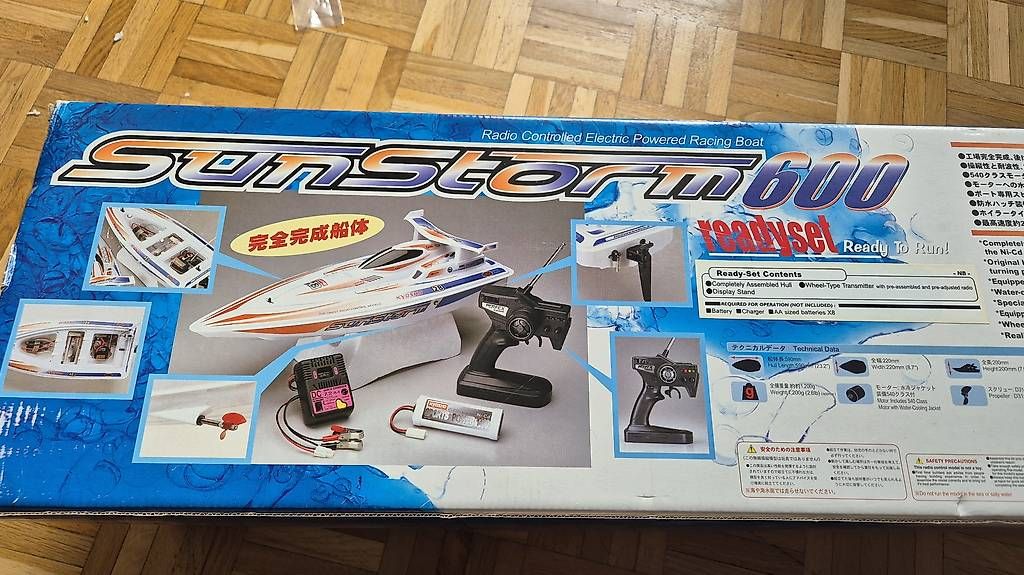 Kosmos Giocattoli: Sunstorm 600 Kyosho Modellboot – Nuovo (secondo la descrizione) da Rothenburg venduto da Besi_3 3
