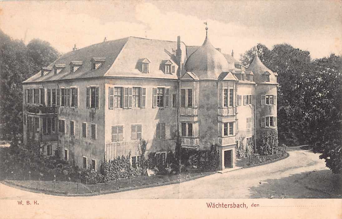 Cartoline postali: alte Ansichtskarte WÄCHTERSBACH 1907 – Usato da Winterthur venduto da SchatzchischtliWinti