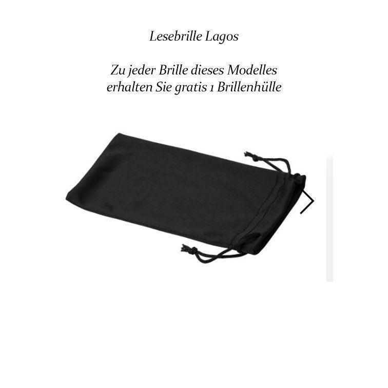 Brillen & Gläser: Lesebrille Lagos schwarz +1.0 +1.5 +2.5 +3.0 – Neu und originalverpackt aus Pfäffikon SZ von ANNAPURNA8091 4