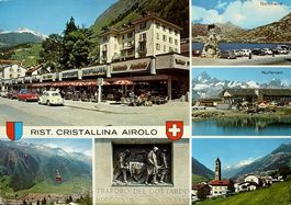 AIROLO Via Stazione Rist. Cristallina Fam. J. Burtscher Auto