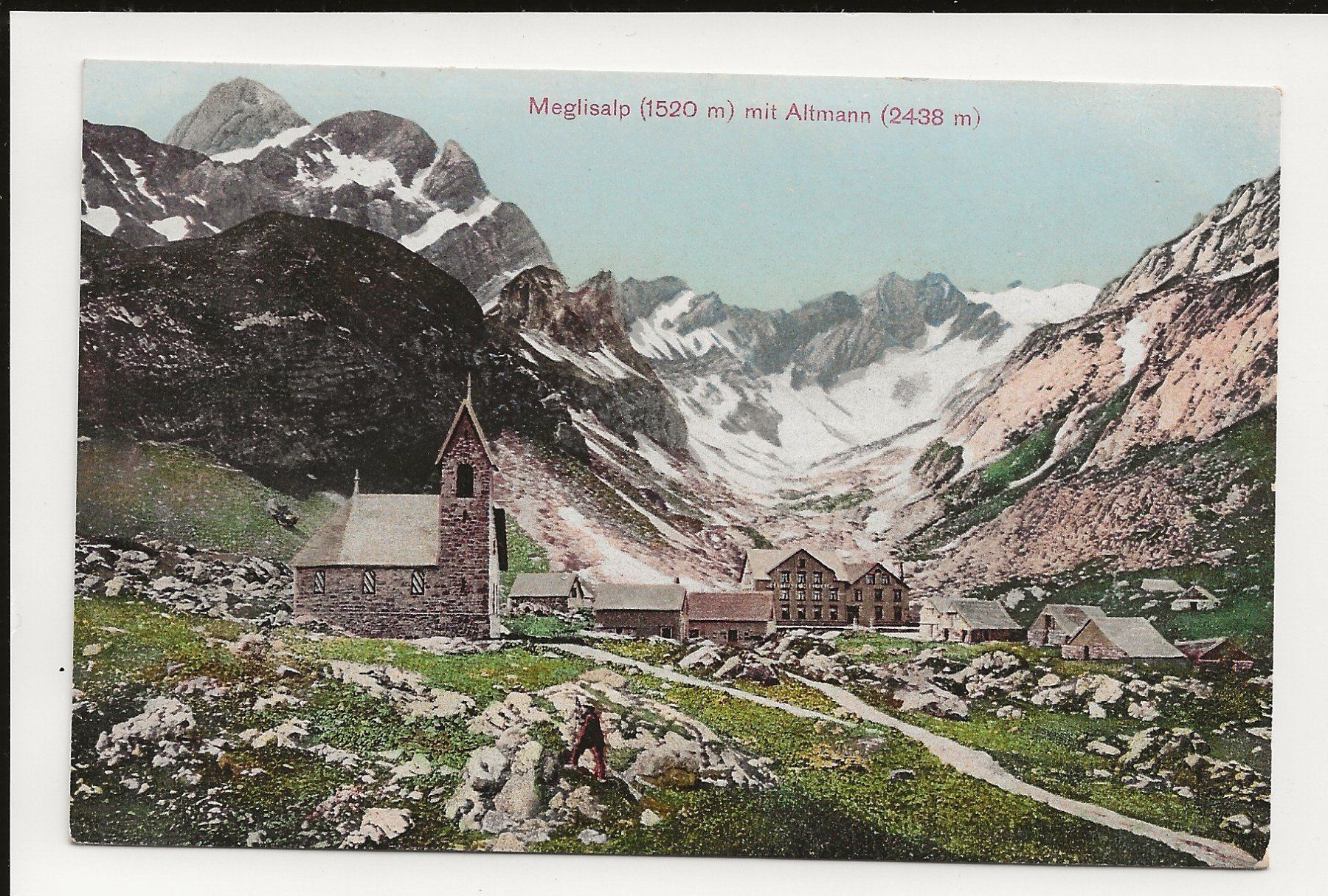 Ansichtskarten: AK ca.1910 Meglisalp mit Altmann – Gebraucht aus Greifensee von 315WDO