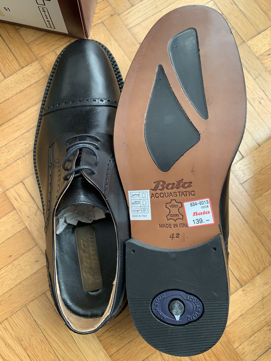 Herrenschuhe: Bata Herrenschuhe Gr.42 – Neu und originalverpackt aus Basel von skyluck